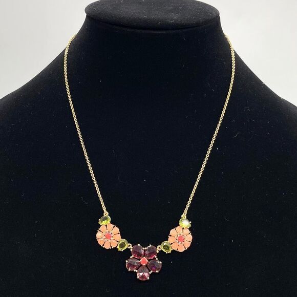 Kate Spade Crystal Flower Necklace
